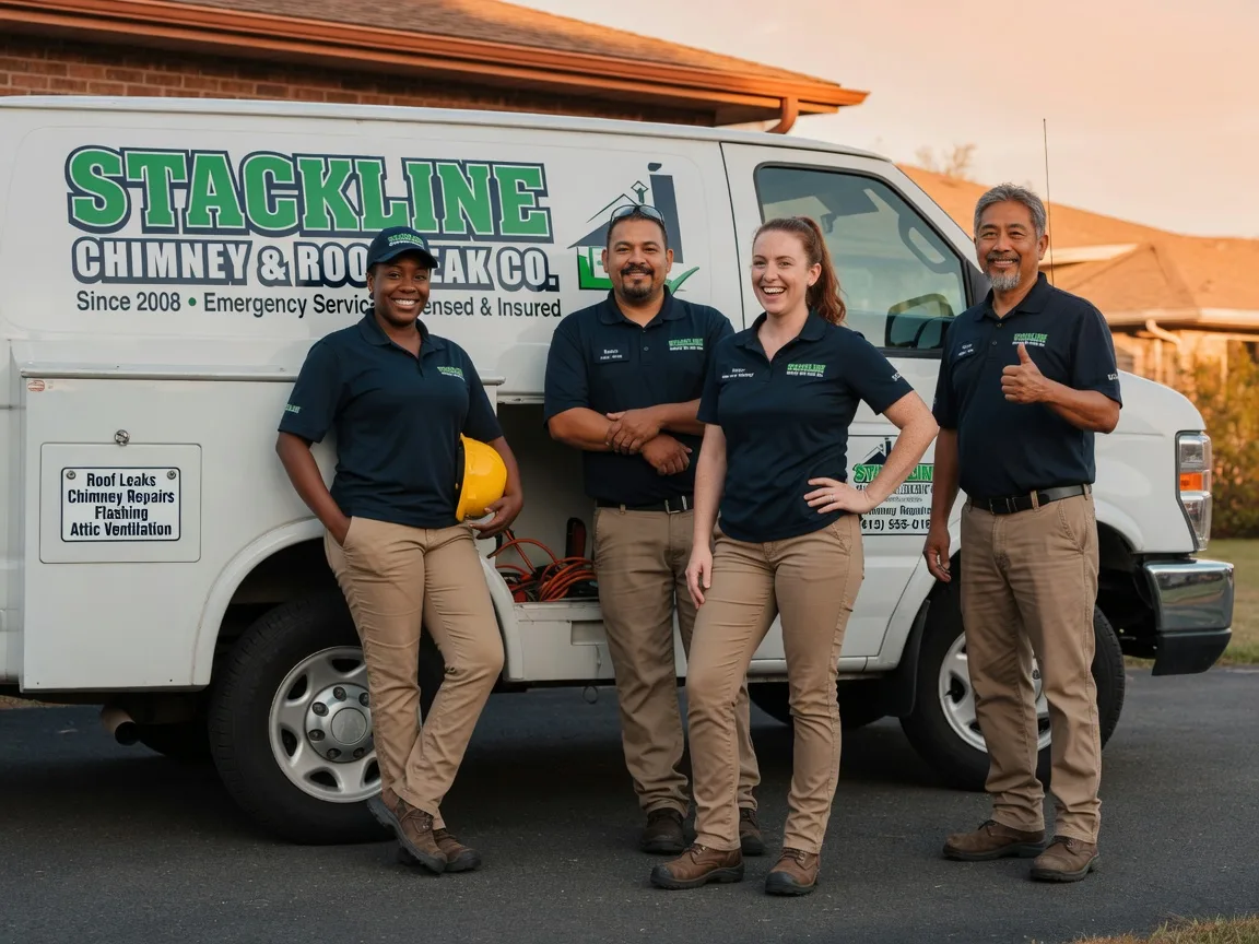 Chimney flashing repair company in Schulenburg, TX